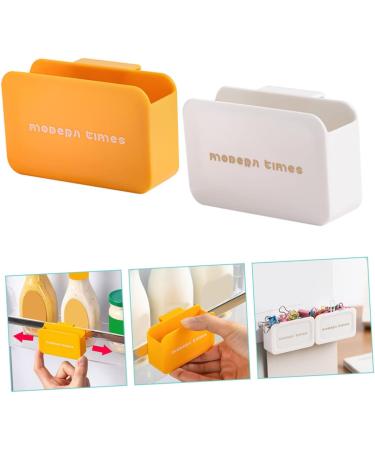 CIYODO 2pcs Box Storage Box Mini Refrigerator Office Supplies Side Food Fridge Side Door Holder It Can Move - Buy Online on SooperMarket.com