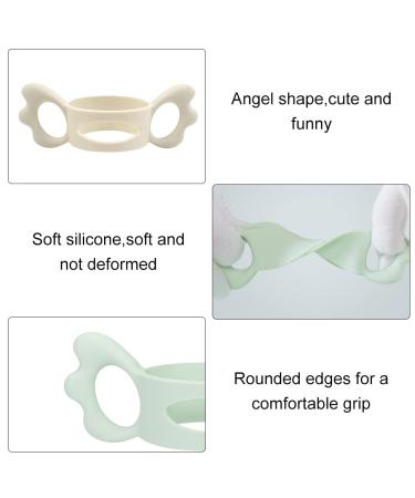 Buy Silicone Baby Bottle Handles | Set of 2 Wide Neck Holders for Small Hands - Easy Grip Design - Buy Online on SooperMarket.com
