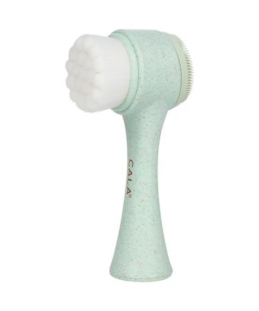 ECO FRIENDLY DUAL-ACTION FACIAL CLEANSING BRUSH (SAGE)