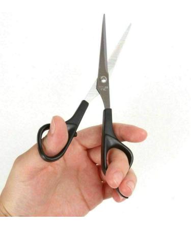 Professional 4pc Barber Scissors and Hair Comb Set for Hairdressing - Salon Quality Hair Cutting, Thinning, and Texturizing Tools for Home and Salon Use - Buy Online on SooperMarket.com