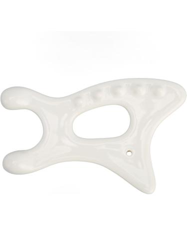 Ergonomic Ceramic Gua Sha Massager with Rounded Edges | International Shipping | Best Body Massage Tool - Buy Online on SooperMarket.com