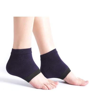 Buy 4 Pairs of Moisturizing Heel Socks - Sourceton Open Toe & Toless Cooling Gel Heel Repair Socks for Women | International Shipping - Buy Online on SooperMarket.com