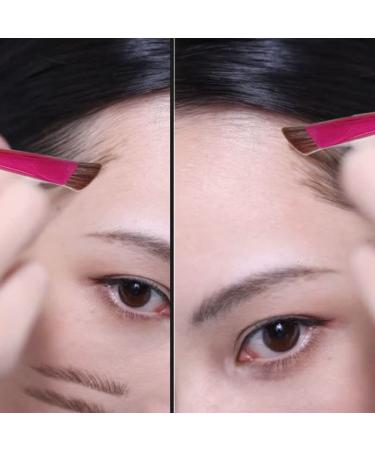 Angled Brow Brush - Precision Eyebrow Brush for Perfect Application & Blending of Brow Powders | International Shipping Available - Buy Online on SooperMarket.com