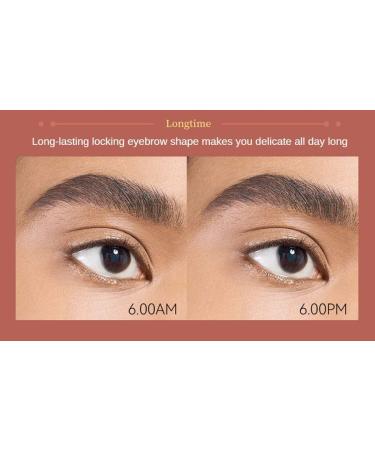 Tinted Brow Gel Brow Wax Vegan Waterproof Brow Wax (Khaki brown) - Buy Online on SooperMarket.com