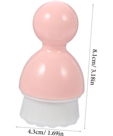 HAPINARY 1pc Cleansing Brush Portable Cosmetic Brush Simple Face Brush Beauty Face Brush Silicone Blackhead Brush Face Scrubbers Pink The Face Artificial Fiber Wool Washbasin - Buy Online on SooperMarket.com