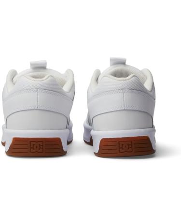 DC Shoes Men's Lynx Zero Leather Sneakers - White Gum - EU Size 44 | International Shipping Available - Buy Online on SooperMarket.com