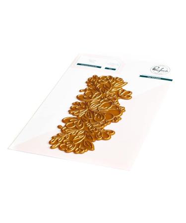 Pinkfresh Studio HOT FOIL Plate FLRL BORDR  Charming Floral Border