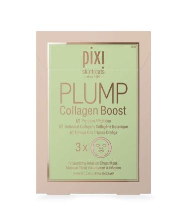 Pixi Beauty Skintreats Volume Volumizing Infusion  Sheet Mask 3 Sheets 0.8 oz (23 g) Each