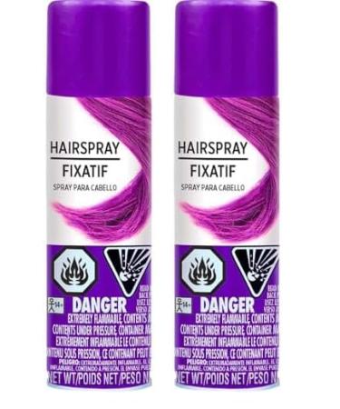 Amscan Hypo-Allergenic Purple Hair Spray - 3 oz. - Perfect Party Accessory 1 Pc. (Pack of 2)