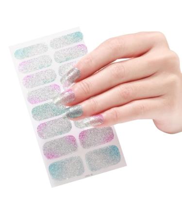 Semi Cured Gel Nails Art Sliders Manicure Decor Uv Led Lamp Semi Cured Gel Design Nail Decals Fashion Nail Sticker Decor Nail Appliques Nail Decals Nail Vinyls Nail Transfers style ZE0393