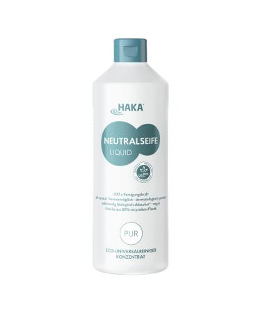 HAKA Neutral Soap Liquid Pur All-Purpose Cleaner 200 Applications pH-neutral long-lasting 1 l Pur 1 l (1 pack)