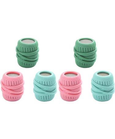Washing Machine Laundry Ball Fabric Softener Dispenser Laundry Balls for Removal Washer Ball Dryer Washing Laundry Washing Sponge Household Substitute (6PC)