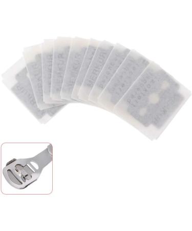 Yimart 100pcs Stainless Steel Corn Cutter & Foot Scraper Blades - Effective Cuticle & Callus Remover for Smooth Skin | International Shipping Available - Buy Online on SooperMarket.com