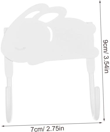 WOONEKY Clothes Hanger 2pcs Shape Rabbit Hangers Towel Hanger The Bedroom Room Rack Coat Hooks Over Kitchen Clothes Living - Buy Online on SooperMarket.com