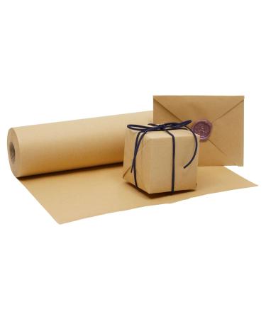 Juvale Kraft Paper Roll for Gift Wrapping, Moving, Packing, Plain Brown Shipping Paper for Arts and Crafts, Bulletin Board Easel, DIY Projects (12 x 1200 Inches, 100 Feet)