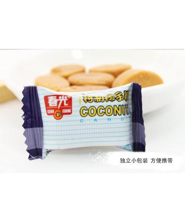 Chunguang Coconut Candy Childhood Flavor Candy Gift Snacks Chinese Specialty Coconut Candy 17.7 Oz(500 Gram) (53.1 Ounce(Pack of 3)) - Buy Online on SooperMarket.com