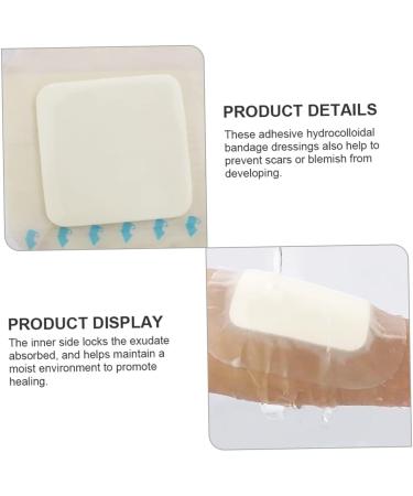 ULTECHNOVO 2pcs Silicone Pressure Sore & Keloid Scar Removal Patch - Waterproof & Adhesive Foams for Absorbent Dressing - Buy Online on SooperMarket.com