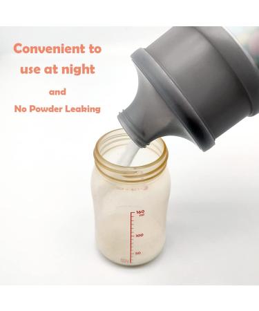 Nordlif Portable Milk Powder Dispenser Pot - Non-Spill, Stackable, BPA Free (4 Layers) - Buy Online on SooperMarket.com