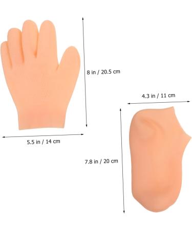 Mikinona Moisturising Socks 1 Set Sun Protection Skin Lotion Miss Waterproof Socks whitening moisturizing Gloves Elasticity Anti-Crack Care Water Proof Overnight moisturizing Gloves - Buy Online on SooperMarket.com