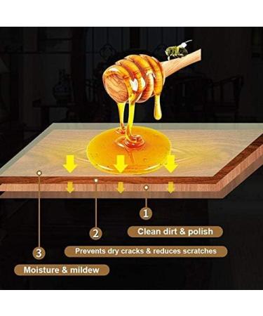Premium Wood Seasoning Beeswax - 2 Pack Natural Polish for Furniture Floors Tables & Cabinets - Buy Online on SooperMarket.com