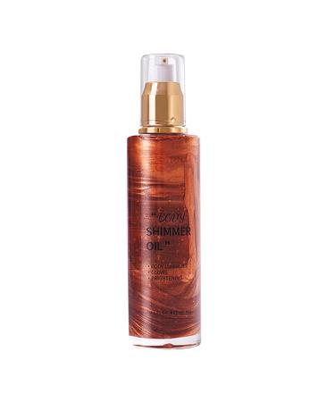 Lip Bar Foundation 80ml Body Glow Oil Body Face Liquid Contouring Highlighter Oil Delicate Shine Eyeliner Pen 1 count (Pack of 1) D