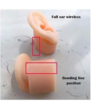 Silicone Silicone Ear Template 1 Pair of Artificial Silicone Ear Ear Template Long Channel Ear Channel Learning Accessories for Practice - Buy Online on SooperMarket.com