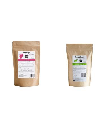 teapigs Super Fruit Loose Tea Made With Whole Fruit (1 Pack of 200g) 1216 & Teapigs Mao Feng Green Tea Tea Made With Whole Leaves (1 Pack of 200g Loose) + Mao Feng Green Tea 200 g (Pack of 1)
