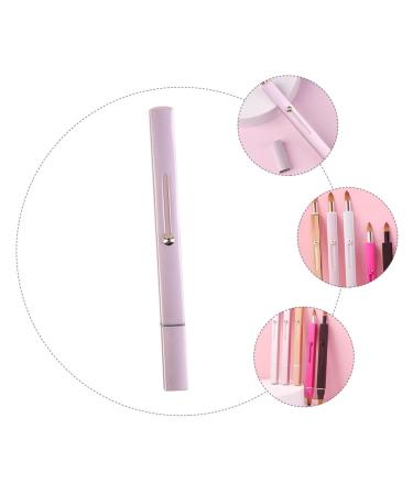Buy Housoutil Dual-Purpose Lip & Concealer Brush - Mini Telescopic Makeup Brush for Lipsticks & Gloss - Pink Cosmetic Tool - Buy Online on SooperMarket.com