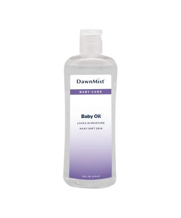 Dukal Moisture Baby Oil. Pure Mineral Oil 16 oz. Massage Baby Moisturizing Oil for Dry  Rough Skin. Mild and Gentle. Prevents Moisture Loss. Massage Oil for Skin Softening.