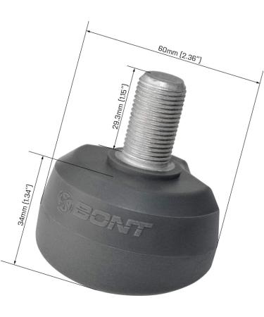 BONT Roller Skate ToeGo Roller Derby Toe Stops - 2 Pack - Buy Online on SooperMarket.com
