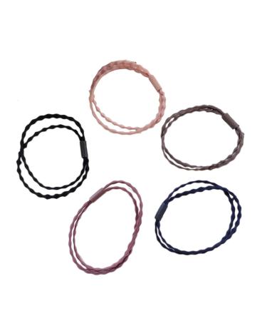 Amosfun Elastic Hair Bands Elastic Hair Ties Hair Bands Ties Hair Accessories Ponytail Holders Double Strand Hair Rope