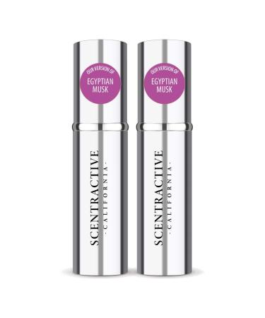 CA Perfume Impression of Emra Egyptian Musk For Women & Men Fragrance Concentrated Long Lasting Eau de Parfum Spray Refillable Glass Atomizer Bottle 0.17 Fl Oz/5ml-X2 EMRA EGYPTIAN MUSK 0.17 Fl Oz X 2