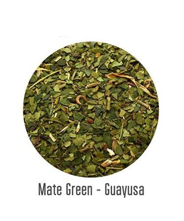 Buy Mate Green Guayusa Tea 200g | Brazilian Loose Leaf Tea with Marigold & Guayusa | Premium Natural Aroma - Buy Online on SooperMarket.com