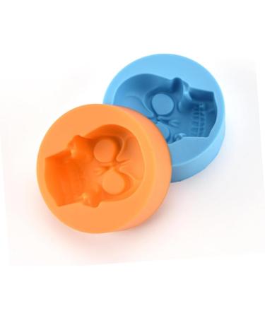 KICHOUSE Orange Baking Cake Pattern Food Skull Mini Grade Molds DIY Candy Silicone Jelly - Buy Online on SooperMarket.com
