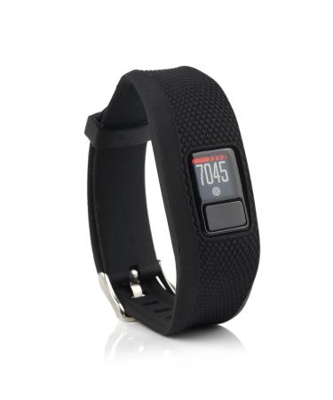 Replacement Bands Compatible with Garmin Vivofit 3/Vivofit JR/JR2 Bands Soft Silicone Adjustable Wristbands for Garmin Vivofit 3/JR/ JR2 black