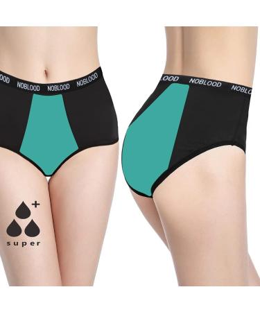 Noblood Period Underwear - Washable Eco-Friendly Cotton | Absorbent Menstruation Briefs for Girls | Sizes XXS to 3XL - Replace 2-3 Tampons - Buy Online on SooperMarket.com