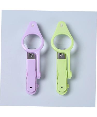 minkissy 1pc Nail Clippers Puppy Nail Illuminated Nail Clipper Cuticle Clippers Toenails Clippers Manscape Trimmer for Men Toenail Clipper Stainless Steel Japan Miss Magnifier Purple 15*4.5*1.6cm Purple - Buy Online on SooperMarket.com