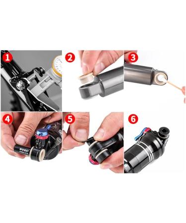 Bibike MTB Rear Shock Mounting Hardware | M8x50mm Bushing for Fox RockShox Marzocchi DVO DNM - Buy Online on SooperMarket.com