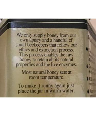 Raw ENGLISH Honey Blossom Clear Direct from Hive 100% Pure Unheated Unprocessed Unpasteurized Unfiltered Honey 350g - Buy Online on SooperMarket.com