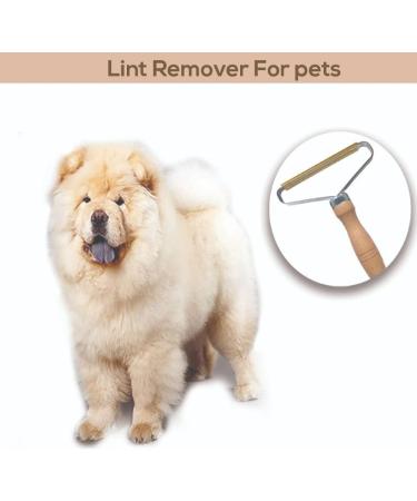Portable Lint Remover Non-Damaging Pet Hair Cleaner & Clothes Fuzz Shaver for Rugs Couch and Furniture - Reusable Brown Carpet Scraper - Buy Online on SooperMarket.com