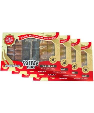 Walkers Duo Hammer Pack Toffee 200 g (Pack of 4) (imported from England)