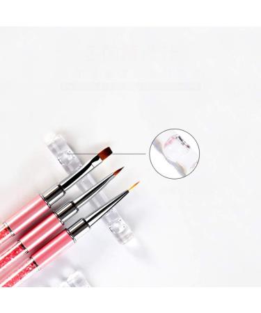Transparent Nail Art Brush Holder & Acrylic Tool - 5 Gel Nail Accessories | New & Popular - Buy Online on SooperMarket.com