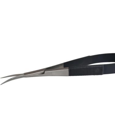 Spring Embroidery Scissors Manicure and Cross Stitch Sewing Craft Small Tool Scissor Multipurpose use (Black Grip Curved) - Buy Online on SooperMarket.com
