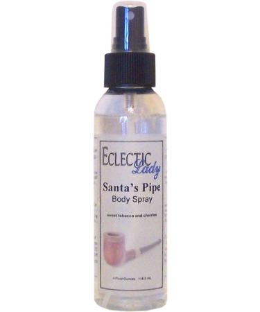 Santa's Pipe Body Spray 4 ounces Body Mist for Women with Clean Light & Gentle Fragrance Long Lasting Perfume with Comforting Scent for Men & Women Cologne with Soft Subtle Aroma For Daily Use 4 Fluid Ounces