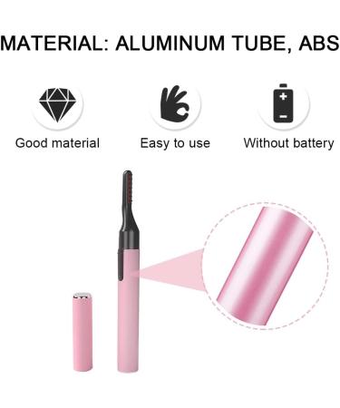 Heated Eyelash Curler Portable Electric Eyelash Curler Long-Lasting Curling Automatic Eyelash Curler for Women and Girls Eyelashes Beauty Makeup - Buy Online on SooperMarket.com