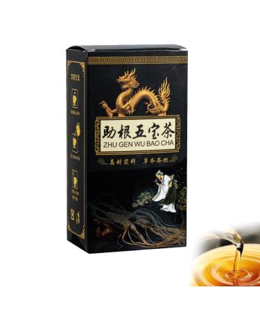 KYKHT Ginseng Five Treasures Tea Kidney Tea Kidney Tea Formula Ginseng Five Treasure Tea Men s Essentials Kidney Tea Liver and Kidney Care Tea Tonify Kidney for Men (1PCS)