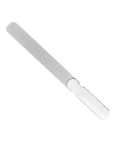 Nail File Double-Sided Professional Metal Nail File 12.5 cm Stainless Steel Nail File Nail Accessories for Fingernails Toenails