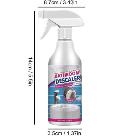Stubborn Stains Cleaner Bathroom Foam Cleaner Spray All-Purpose Bathroom Descaler Foam Spray Powerful Descaling Cleaning Agent for Bathroom Toilet Bath Shower Glass (1Pcs) - Buy Online on SooperMarket.com