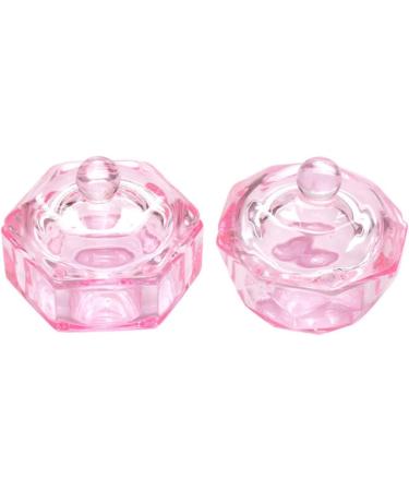 Hexagonal Dappen Dish Cup Crystal Glass Glassware Tool for Nail Art Manicure Care Glass Dappen Dish - Buy Online on SooperMarket.com