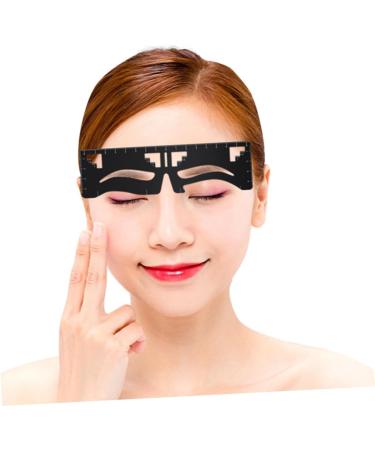 Mikinona Eyebrow Marker Eyebrow Design Eyebrow Card Brow Measuring Tool Guide Measuring Tool Girl Makeup Tool Make up Suite - Buy Online on SooperMarket.com
